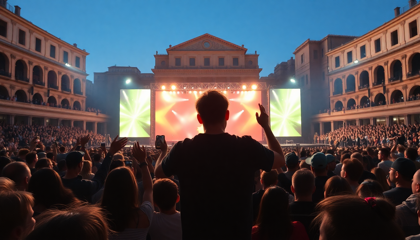 ed sheeran incendia roma il concerto che fara tremare le fondamenta 1749862064