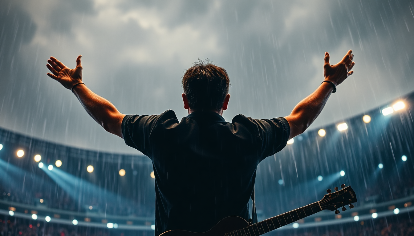 la dedica emozionante di ultimo al figlio durante il concerto 1752098938