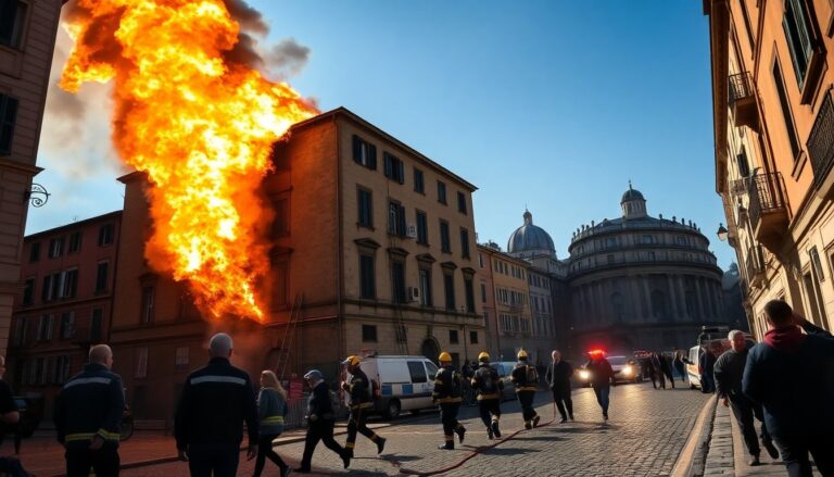 incendio a roma evacuazione di oltre 100 persone 1761687975