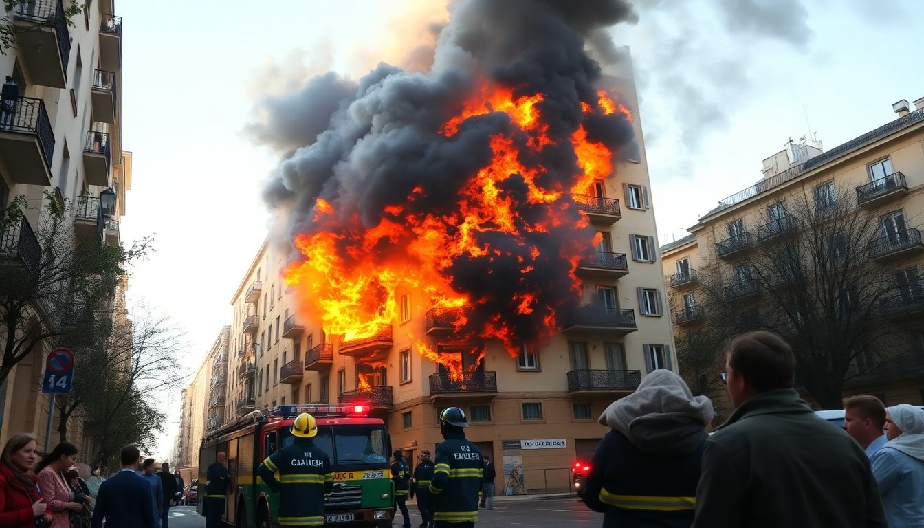 incendio distrugge appartamento a milano diverse persone evacuate 1761588106