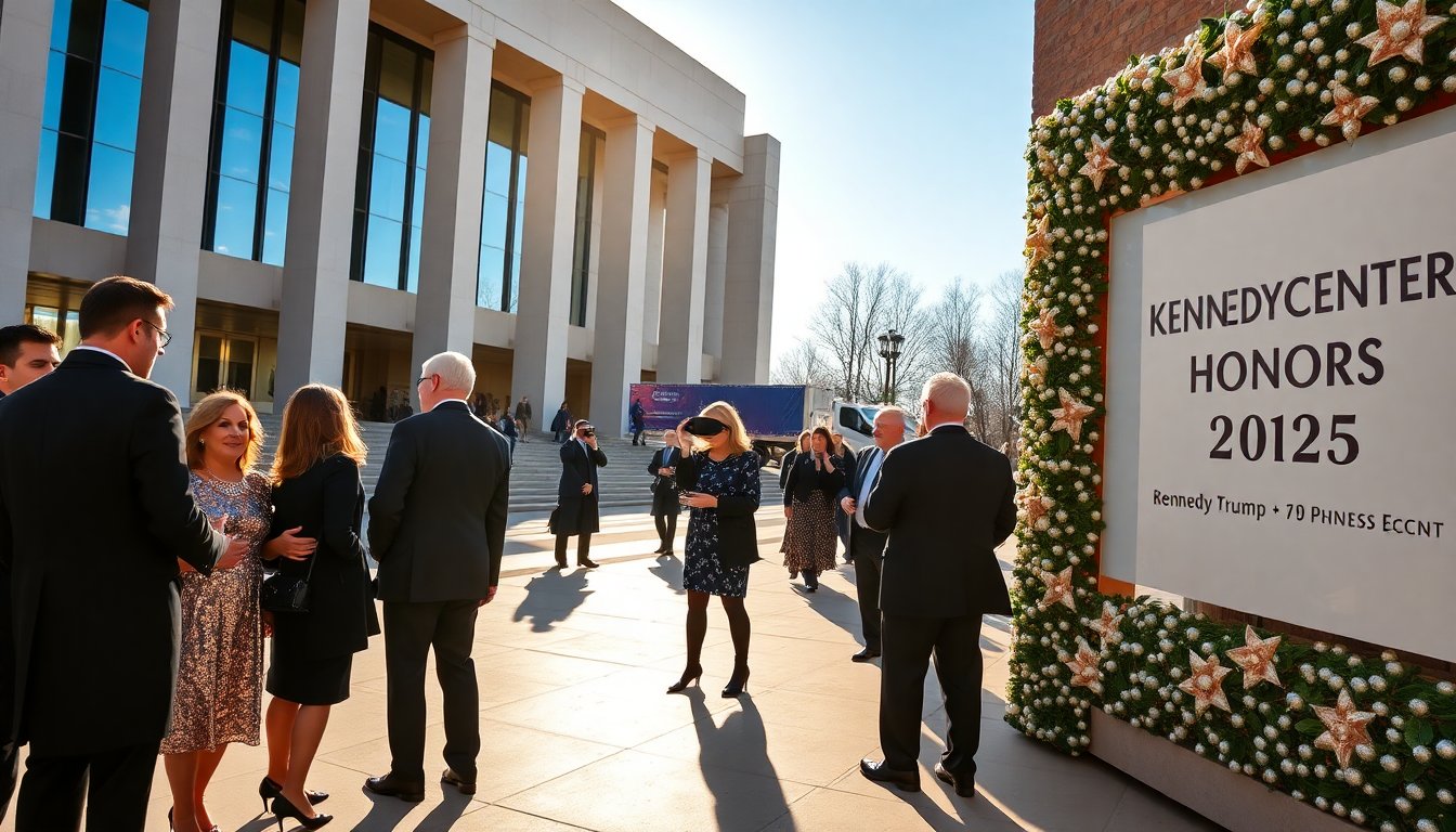 donald trump sara lospite donore dei kennedy center honors 2025 1765148444