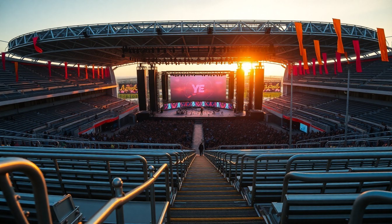 kanye west si esibisce alla rcf arena di reggio emilia nel 2026 1767013103