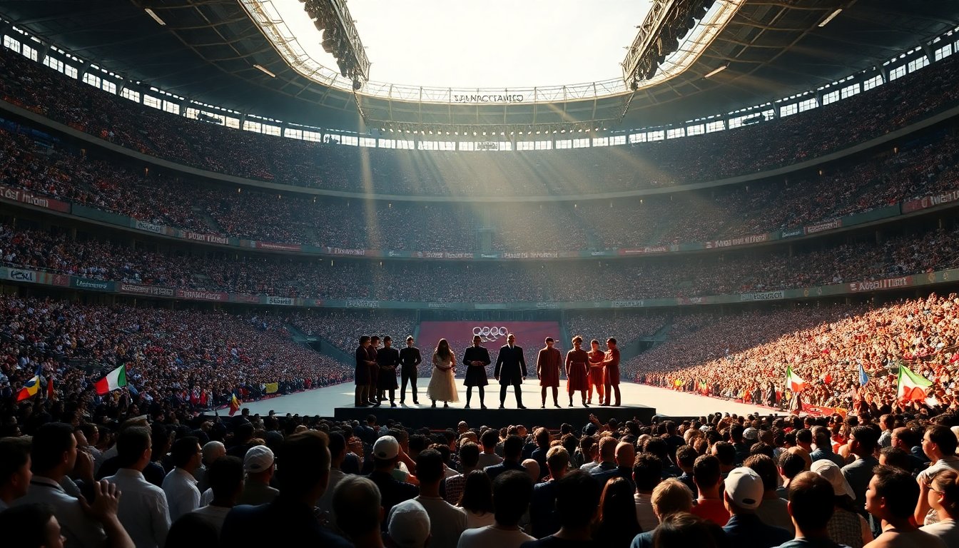 ghali sotto i riflettori polemiche e controversie alla cerimonia di apertura delle olimpiadi 1770384958